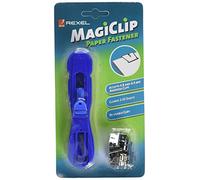Rexel Magiclip Paper Fastening Device Assorted Colours (50 Max Sheet Capacity)