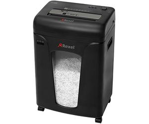 Rexel Mercury REM820 2104010 8 Sheet Manual Micro Cut Shredder for Personal or Executive Use, Jam Free Sensor Technology, 21 Litre Bin, Includes Shredder Oil Sheets, Black