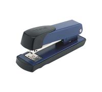 Rexel Meteor Half Strip Stapler, 20 Sheet Capacity, Uses 24/6 and 26/6 Staples, Metal Body, Blue, 2100020