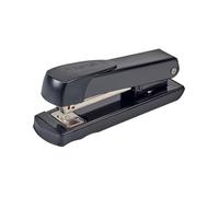 Rexel Meteor Half Strip Stapler, 20 Sheet Capacity, Uses 24/6 and 26/6 Staples, Metal Body, Black, 2100019