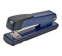 Rexel Meteor Half Strip Stapler, 20 Sheet Capacity, Uses 24/6 and 26/6 Staples, Metal Body, Blue, 2100020