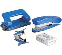 Rexel Mini Stapler and Hole Punch Set, Staple 15 Sheets, Punch 8 Sheets, Includ