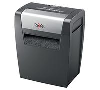 Rexel Momentum X308 Cross Cut Paper Shredder, Shreds 9-8 Sheets (70-80 gsm), 15 Litre Bin, Heavy Duty, Black, 2104570