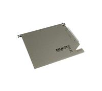 Rexel Multifile 15mm Lateral File Manilla 150 Sheet Green (50 Pack)