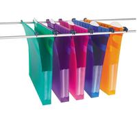 Rexel Multifile Extra A4 Suspension File Polypropylene 30mm Assorted Colours (Pack 10) 2102573