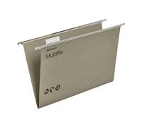 Rexel Multifile Suspension File V Base 15mm Foolscap Green (Pack of 50) 78008