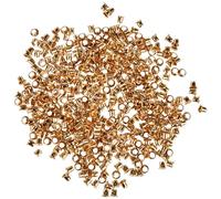Rexel Natural Brass Finish Eyelets, For up to 30 Sheets, 4.7 mm Diameter and 5.5 mm Length, Use with Hole Punch and Eyelet Pliers, Copper Plated, Pack of 500, 20320052