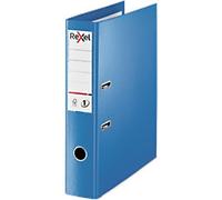 Rexel No.1 Choices Wide Lever Arch File A4, Foolscap 72 mm Blue 2 Rings 2115512 Polypropylene Smooth Portrait