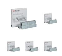 Rexel No.23/13 mm Heavy Duty Staples, For Stapling up to 90 Sheets, Use with Heavy Duty Staplers, Box of 1000, 2101053, 90 Count (Pack of 5)