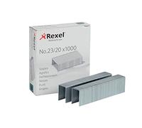 Rexel No.23/20 mm Heavy Duty Staples, For Stapling up to 160 Sheets, Use with Heavy Duty Staplers, Box of 1000, 2100926