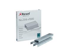 Rexel No.23/6 mm Heavy Duty Staples, For Stapling up to 20 Sheets, Use with Heavy Duty Staplers, Box of 1000, 2101211