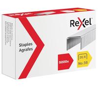 Rexel No.56 26/6 Staples for Standard Staplers, For Stapling Upto 20 Sheets, Use with Desktop Staplers and Pliers, 5000 Count (Pack of 1)