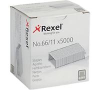 Rexel No.66/11 mm Heavy Duty Staples, For Stapling up to 70 Sheets, Use with the Rexel Giant and Goliath Staplers, Box of 5000, 6070