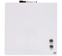 Nobo Mini Magnetic Whiteboard Coloured Tile 360x360mm White 1903802