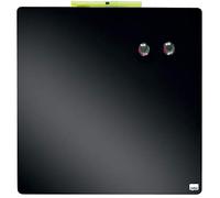 Nobo Mini Magnetic Whiteboard Coloured Tile 360x360mm Black 1903774
