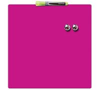 Nobo Quartet Magnetic Square Tile Shocking Pink 360X360MM