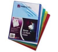 Rexel Nyrex A4 Cut Back Folders - Green (Pack of 25)