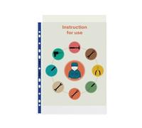 Rexel Punched Pockets A4 Blue, Transparent 85 microns Polypropylene Up 11 Holes Pack of 25