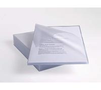 Rexel Anti Slip Cut Flush Folders A4 Clear (25 Pack)