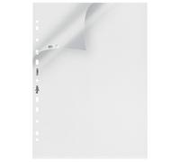 Rexel Nyrex Premium A4 Punched Pockets, Top & Left Opening, Embossed, Pack Of 25, 11031