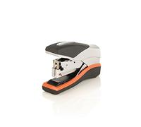 Rexel Optima 40 Compact Low Force Stapler, 40 Sheet Capacity, Flat Clinch Stapling, 26/6 Staples Included, Silver/Black, 2103357