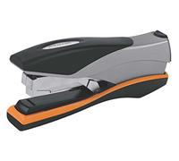 Rexel Optima 40 Low Force Stapler, 40 Sheet Capacity, Flat Clinch Stapling, 26/6 Staples Included, Silver/Black, 2102357