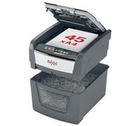 Rexel Optimum Auto Feed 45 Sheet Automatic Cross Cut Paper Shredder, P-4 Security, Home/Home Office, 20 Litre Removable Bin, 2020045X, Black