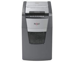 Rexel Optimum AutoFeed+ 150M paper shredder Micro-cut shredding 55 dB 22 cm Black, Silver