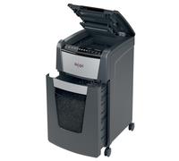 Rexel Optimum Auto Feed+ 300 Sheet Automatic Micro Cut Paper Shredder, P-5 Security, Small Office Use, 60 Litre Removable Bin, Castor Wheels, 2020300M