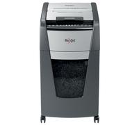 Rexel Optimum AutoFeed+ 300M paper shredder Micro-cut shredding 55 dB 23 cm Black, Silver