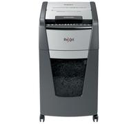 Rexel Optimum Auto Feed+ 300 Sheet Automatic Cross Cut Paper Shredder, P-4 Security, Small Office Use, 60 Litre Removable Bin, Castor Wheels, 2020300X, Black