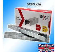 Rexel Original Staples No.56 26/6 Silver 1000 or 5000 Staple Office Accessory
