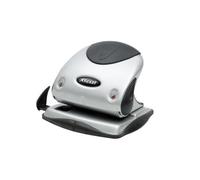 Rexel Precision 225 2 Hole Punch, 25 Sheet Capacity, Paper Alignment Indicator, Metal, Silver/Black, 2100743