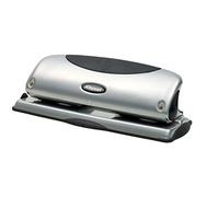 Rexel Precision 425 4 Hole Punch, 25 Sheet Capacity, Paper Alignment Indicator, Metal, Silver/Black, 2100753