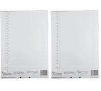 Rexel Printable Inserts for 330 Lateral Suspension File Tabs, White, Crystalfile, 70676 (Pack of 2)