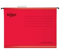 Rexel Classic Suspension Files Foolscap Red (Pack of 25) 2115592