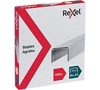 Rexel Staples 23/8 2101054 Steel Silver Pack of 1000