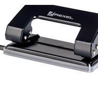 Rexel Student 2 Hole Punch, 8 Sheet Capacity, Adjustable Guide Bar, Metal, Assorted Colours, 62061