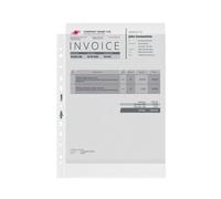 Rexel Superfine Pocket Top Opening Polypropylene A4 Clear (100 Pack) RSPA4 11040