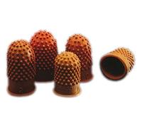 Rexel Thimblettes Size 00 - 17 Dark Orange (10 Pack)