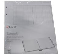 Rexel Twinlock Crown 2 ½ C Refill Sheets Double Cash Ledger (Pack of 100 Sheets)