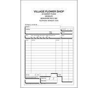 Rexel Twinlock Scribe 654 Sales Receipt 2 Part Refill ,White (Pack of 100)