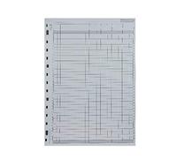 Rexel Twinlock Variform V4 Cash Refill Sheets 4 Columns (75 sheets), White