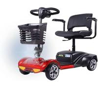 Rexhan Portable Mobility Scooter, Electric Mobility Device, Airline Friendly Mobility Chair, 20 KM Battery, Reflectors, Basket, Headlight, 250W Powerful Motor, Flip Up Arm Rest