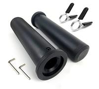 Rexhubro Olympic Adapter Sleeve 8"(2 PCS),Converts 1" Standard Weight Plate Posts to 2" Olympic Weight Plate Posts,Heavy Duty Nylon and Removable end Cap (8 inch)