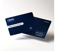 RexID Apple Find My Smart Card Tracker Bluetooth Item Finder for Wallet - Ultra-Thin 1.75mm, 1-Year Battery, 1-Hour Charge, 20m Range, One-Way Finding via Built-in Speaker for iPhone iPad（iOS only）