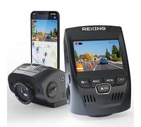 RexingUSA V1-4K Ultra HD GPS Car Dash Cam with Wi-Fi 2.4” LCD Screen | 170° Wide Angle Dashboard Camera Recorder with G-Sensor | WDR | Loop Recording | Supercapacitor | Mobile App | 256GB Supported