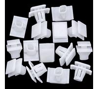 Rexka 15pcs Lower Outer Door Weatherstrip Clip for Honda 75315-S9A-004