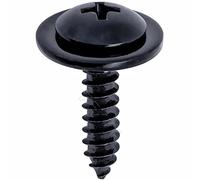 Rexka 30pcs Fender Liner Splash Shield Wheelhouse Liner Screw Phillips Truss Head Sems Compatible with Honda Acura BMW 90114-SE0-000 Accord ILX RDX TL TSX 90114SE0000