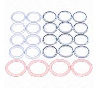 Rexka Transfer and Differential Service Seal Kit Compatible with Toyota Lexus 4Runner Land Cruiser Tundra Tacoma FJ Cruiser Highlander RAV4 Sequoia Sienna 1215710010 9043024003